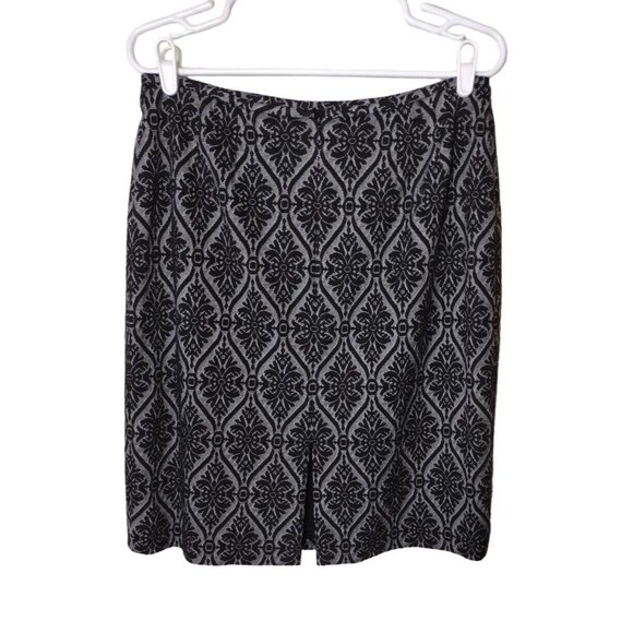 Tahari Skirt 8 Mini Zip Back Lined - Picture 2 of 11